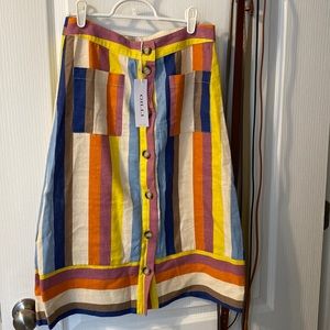 NWT Striped Skirt